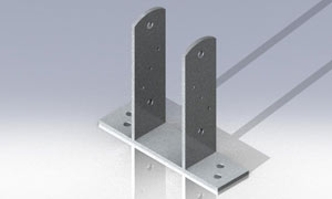 supporto da cementare a U supporto da cementare a U